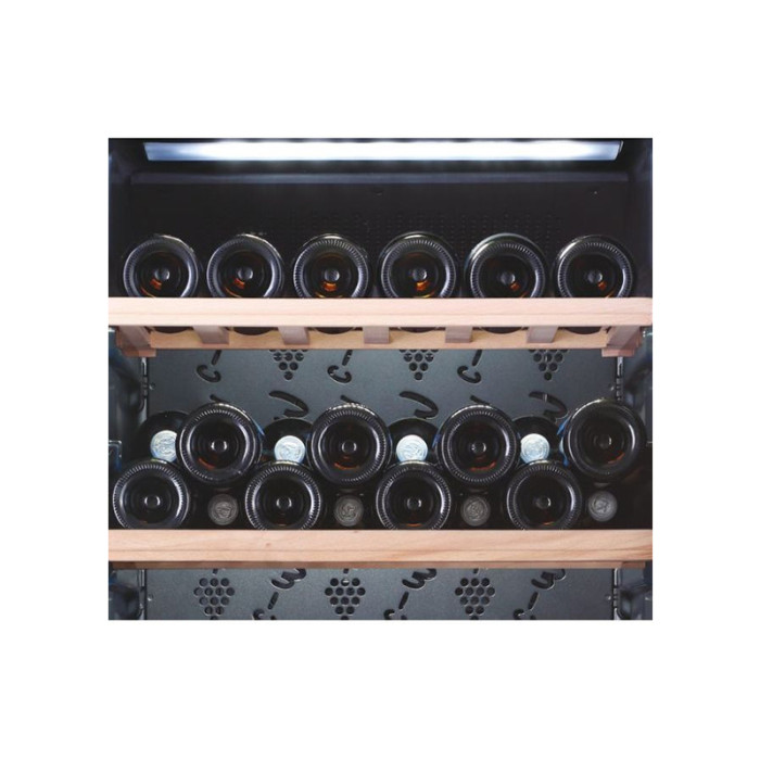 Cave à vin de vieillissement 105 bouteilles 59.5cm porte vitrée