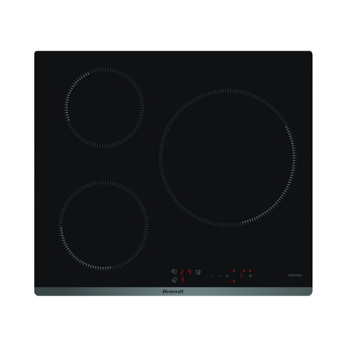 Plaque de cuisson induction BRANDT - 3 zones - 7200 W - L 58 x P